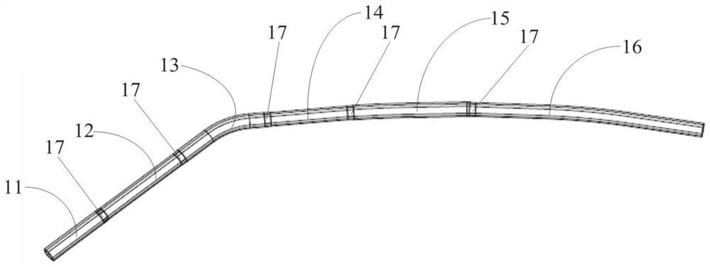Reinforcing tube and manufacturing method thereof