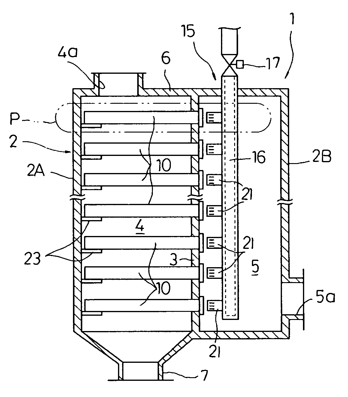 Nozzle and filter-type dust collector