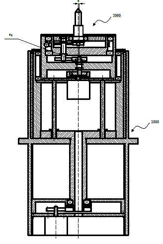 Differential screw hole-making device and method