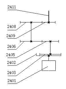 Differential screw hole-making device and method