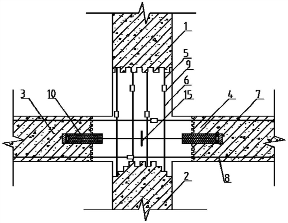 A prefabricated rc frame node with anti-drop beam energy dissipation device