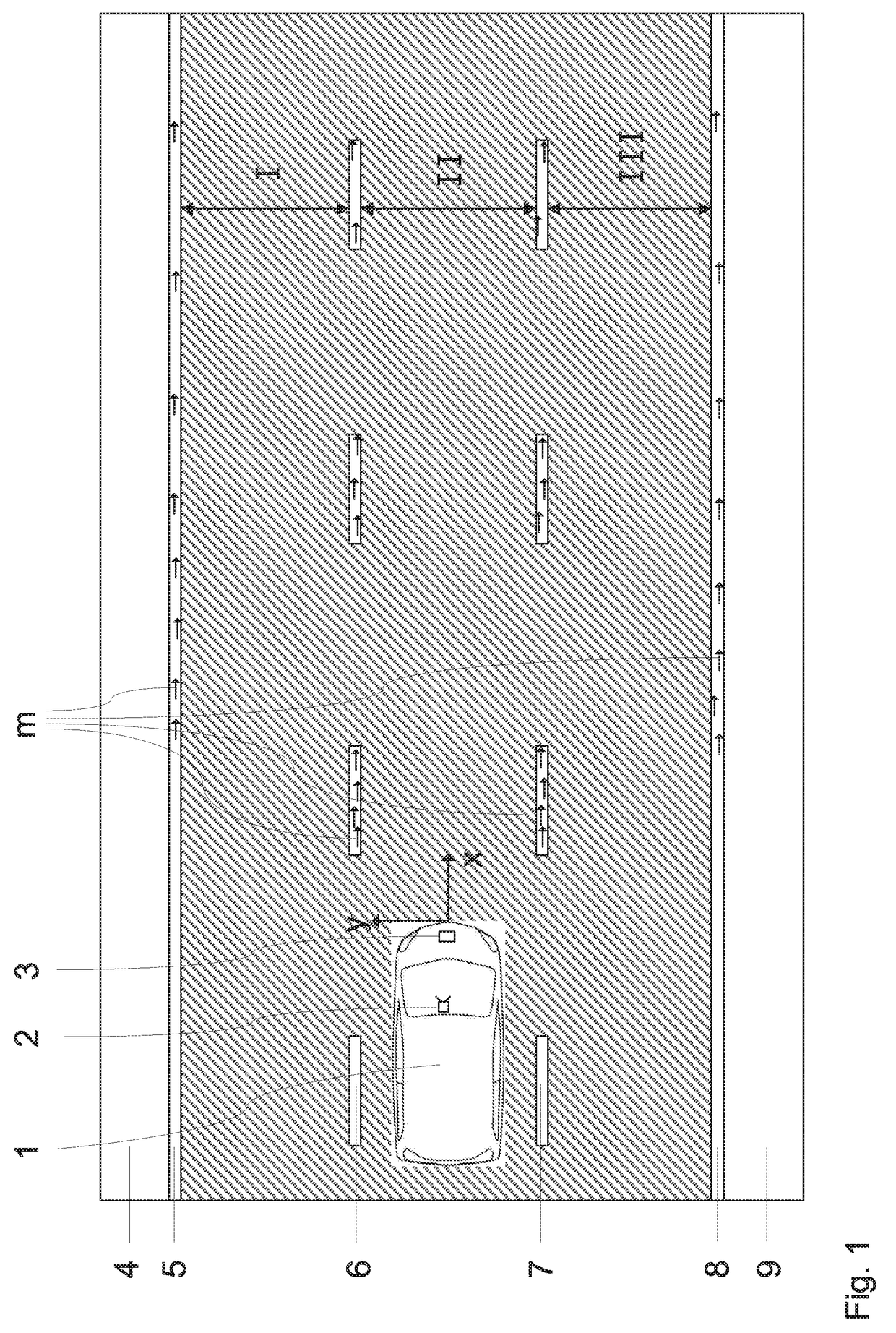 Method for estimating traffic lanes