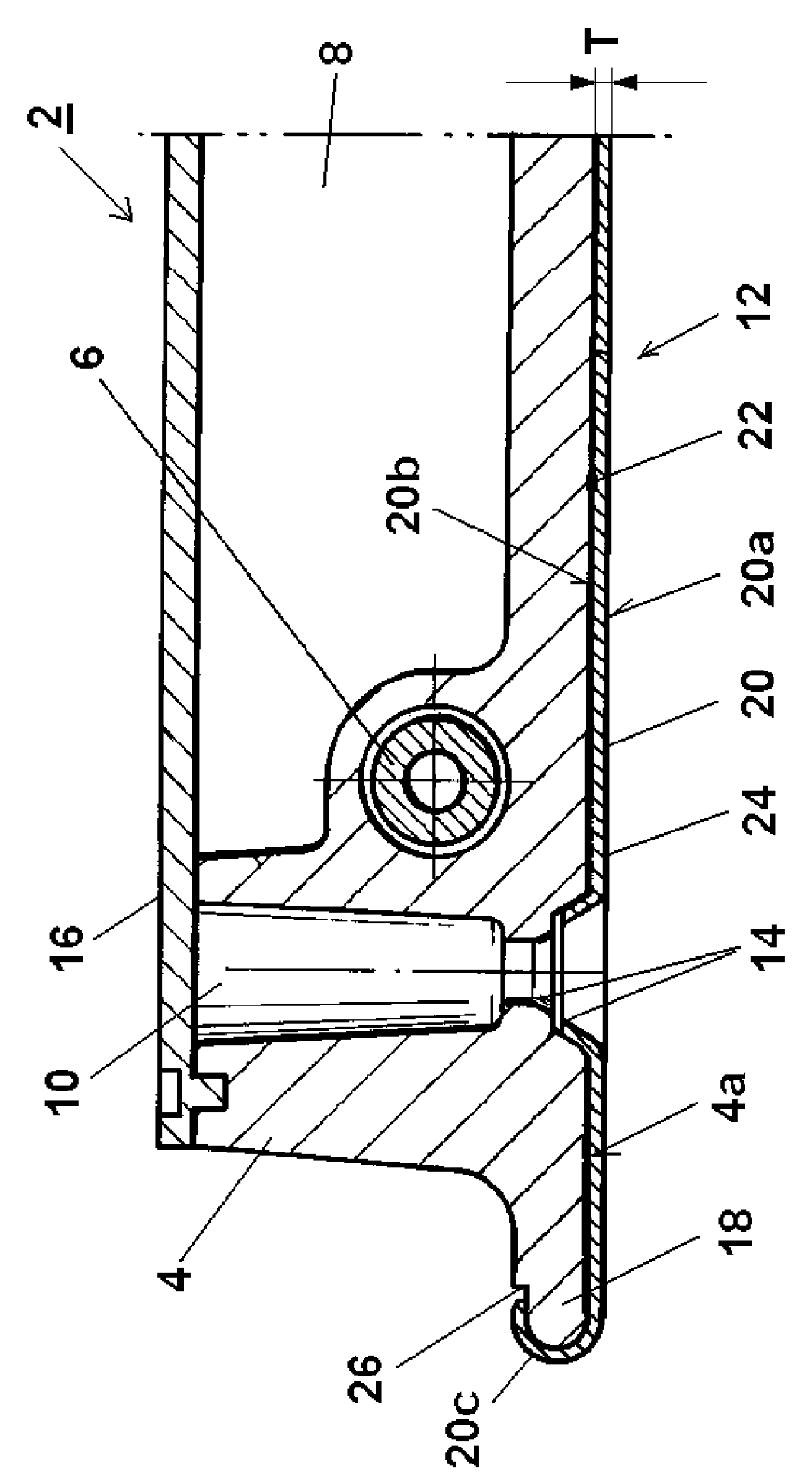 Iron base, ironing device, and method for manufacturing an iron base