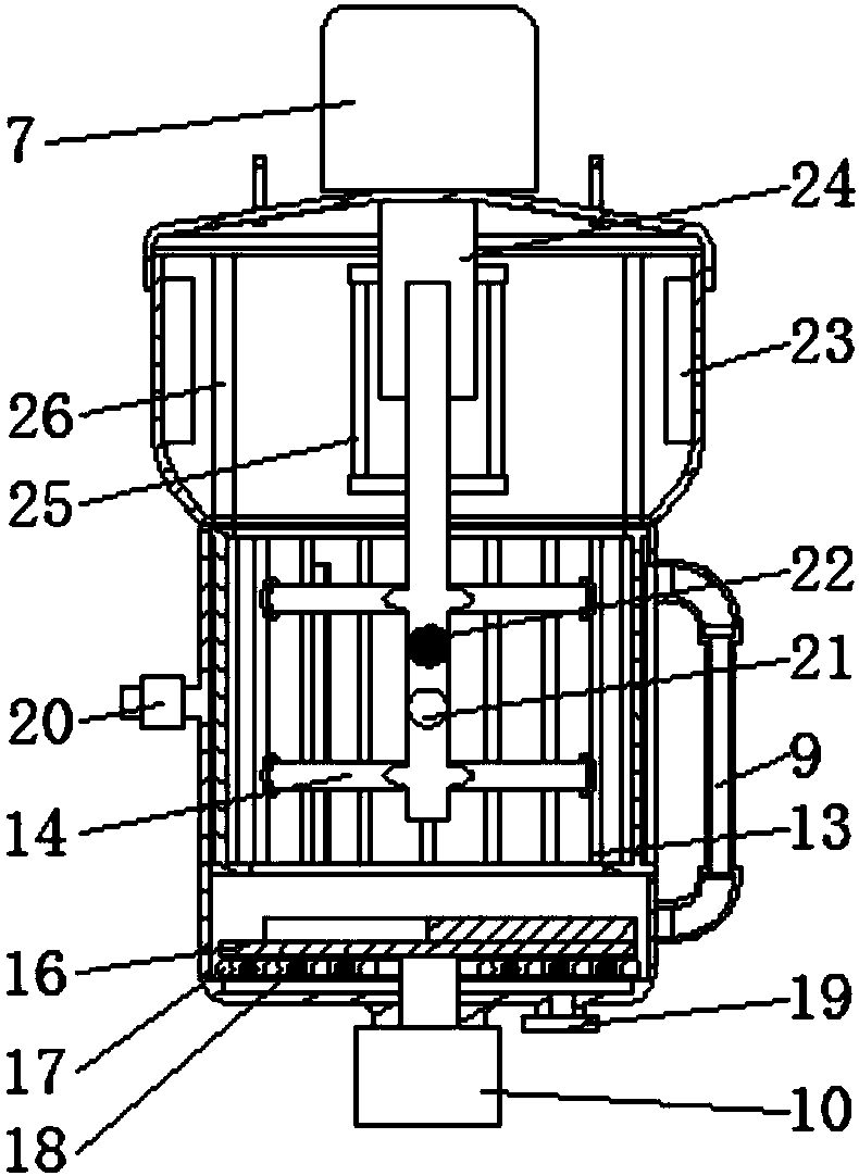 Dyeing machine for processing cotton yarns