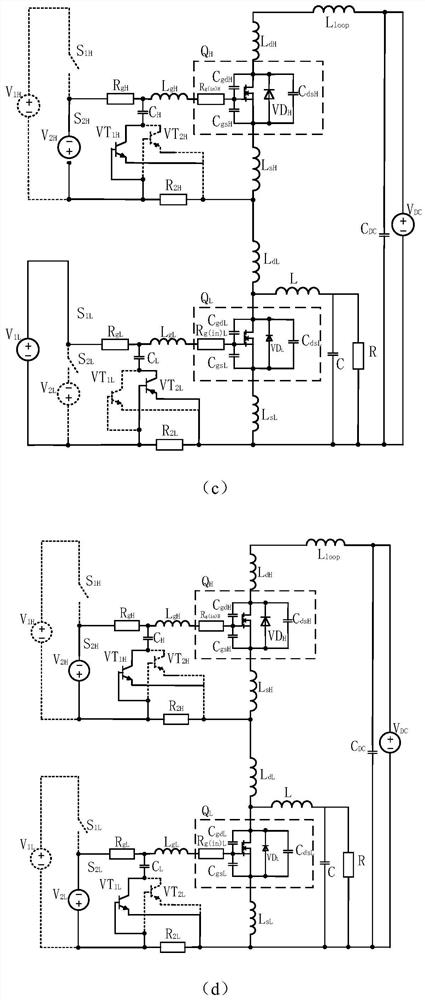 A sic MOSFET gate auxiliary circuit