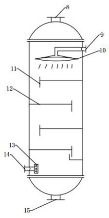 An environmental protection device and process for reducing smoke plume in flue gas