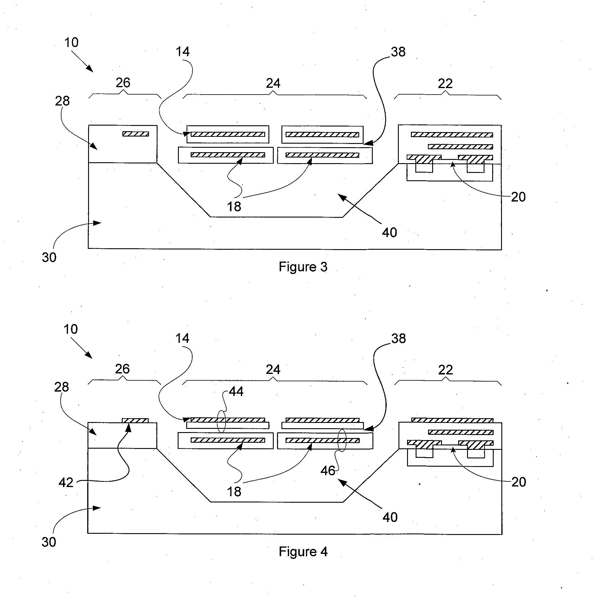 MEMS based RF components with vertical motion and parallel-plate structure and manufacture thereof using standard CMOS technologies