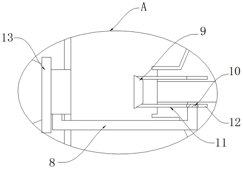 Pressure type atomization spray head for tunnel construction