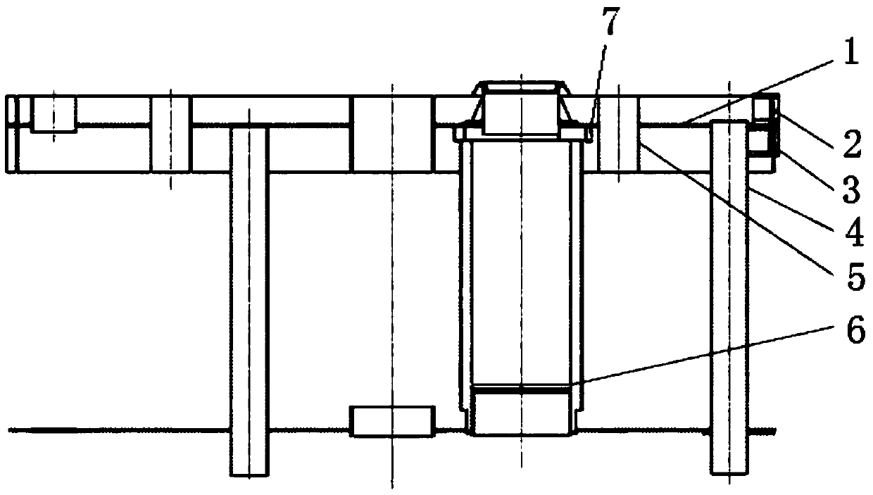 A steam-water separator component exhaust structure specially used for nuclear power plant steam generators