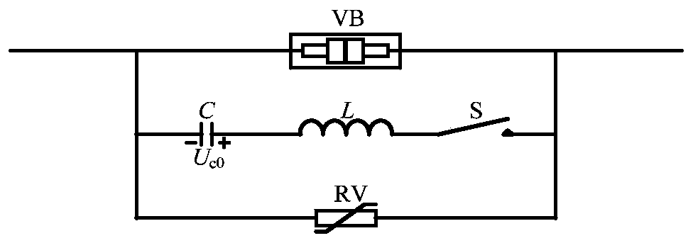 Medium voltage DC vacuum circuit breaker main circuit topology and breaking method thereof
