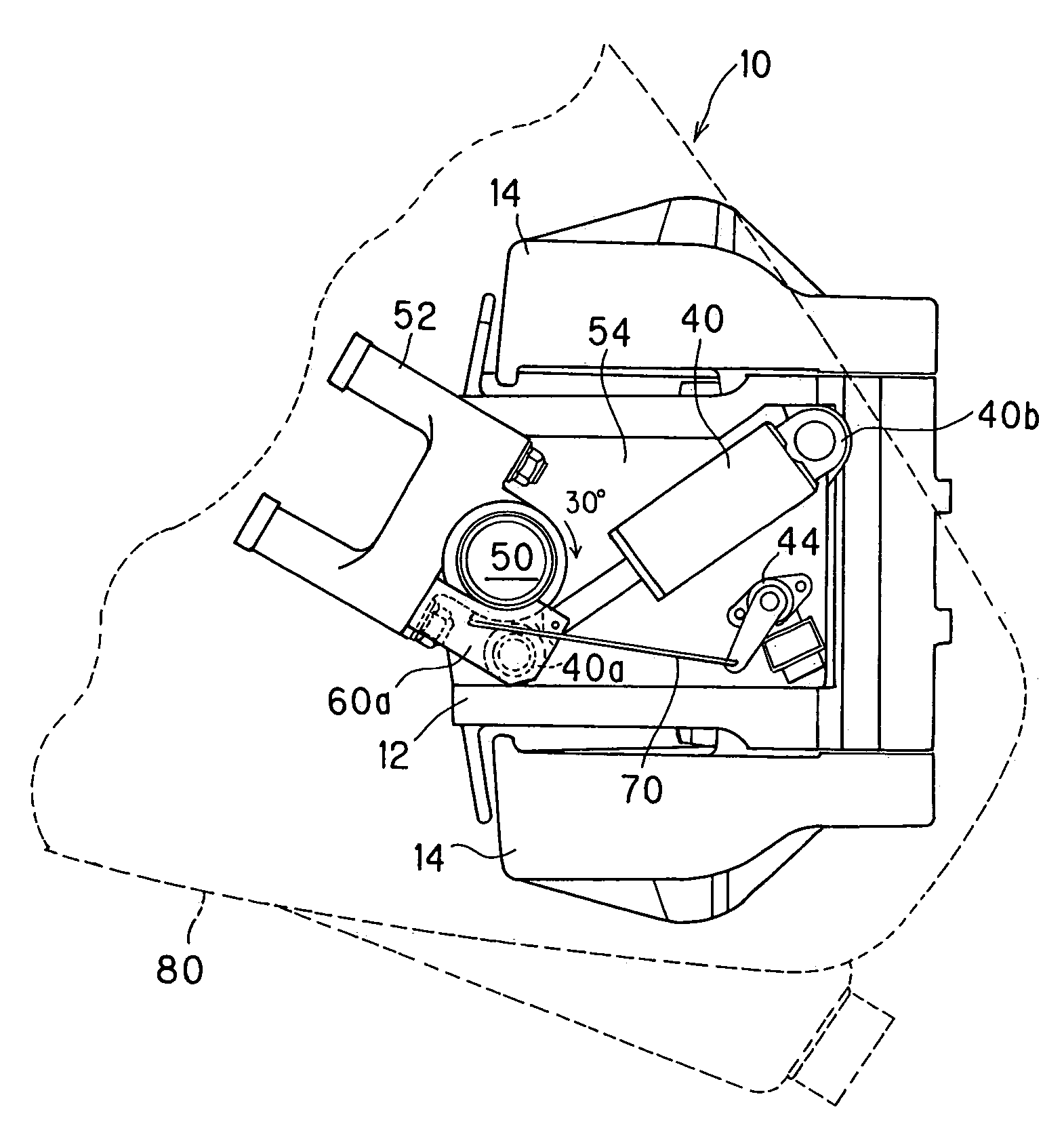 Outboard motor steering system