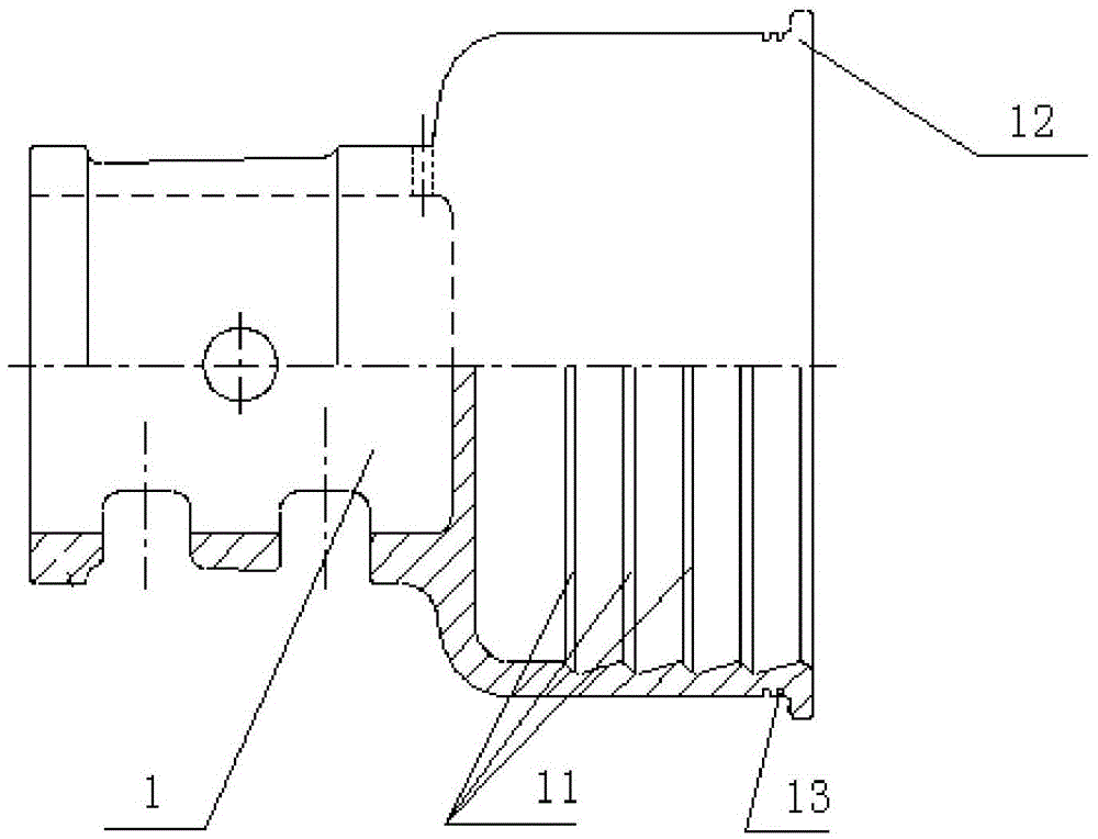 Wrist arm insulator for 25kv electrified railway catenary and manufacturing method thereof