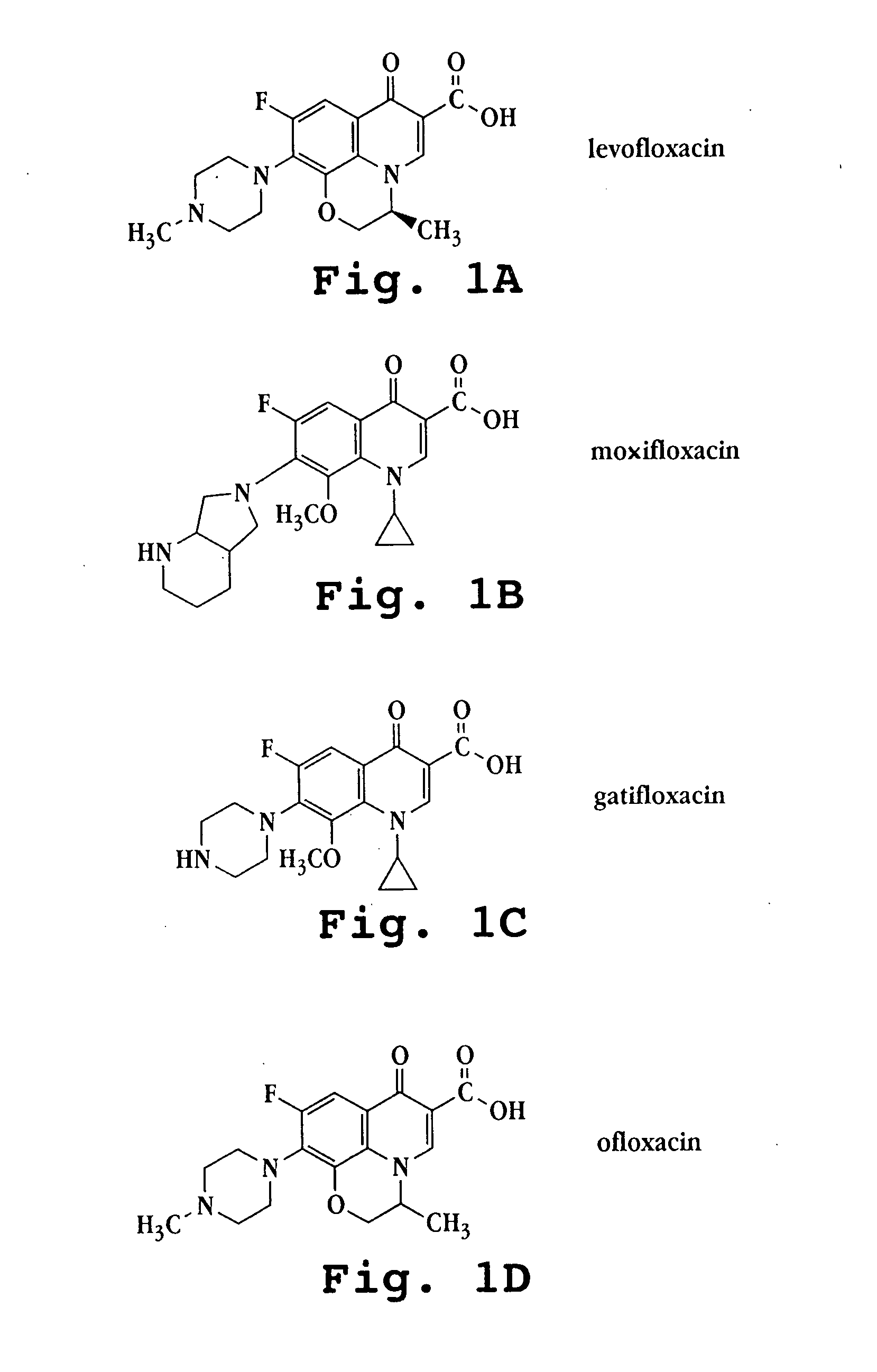 Ophthalmic composition containing quinolones and method of use