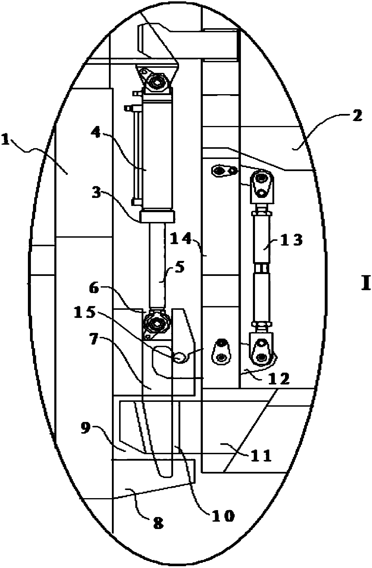 Jointing device for compressor and kitchen truck