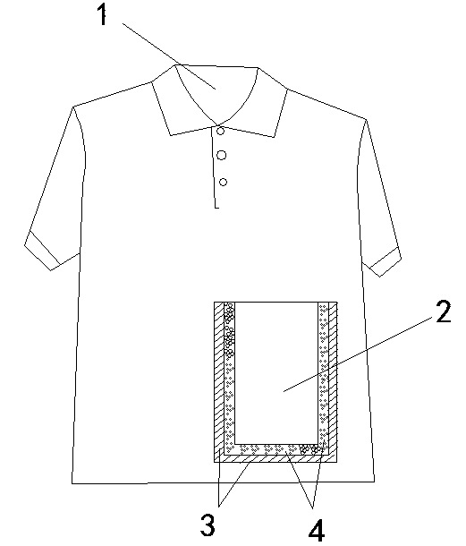 Self-luminous garment with functions of refrigerator