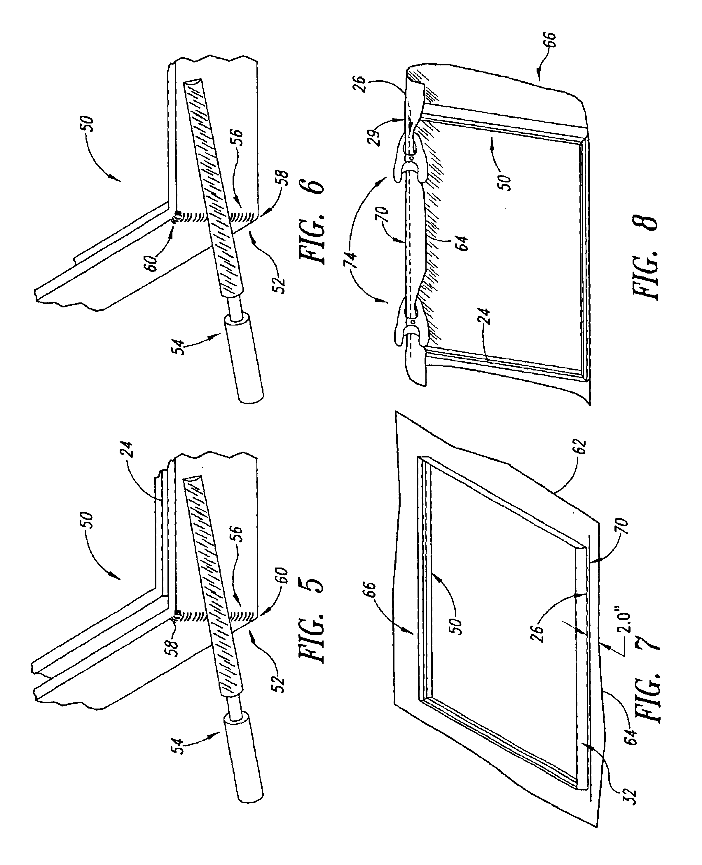 Method of attaching canvas to a frame