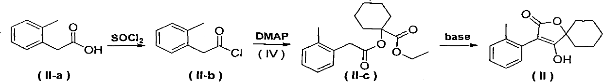 3-o-methylphenyl-2-oxo-1-oxaspiro[4,5]-decyl-3-alkene-4-ol derivative