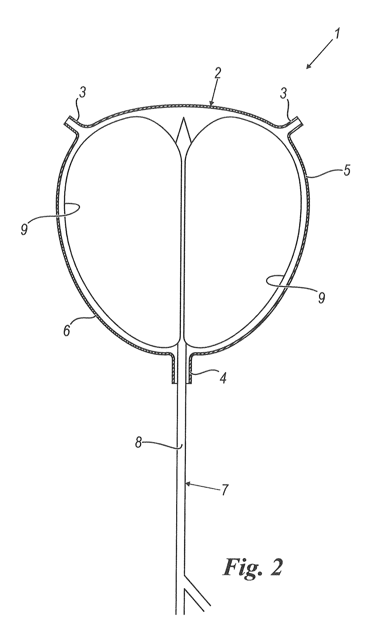 Orthotopic artificial bladder endoprosthesis