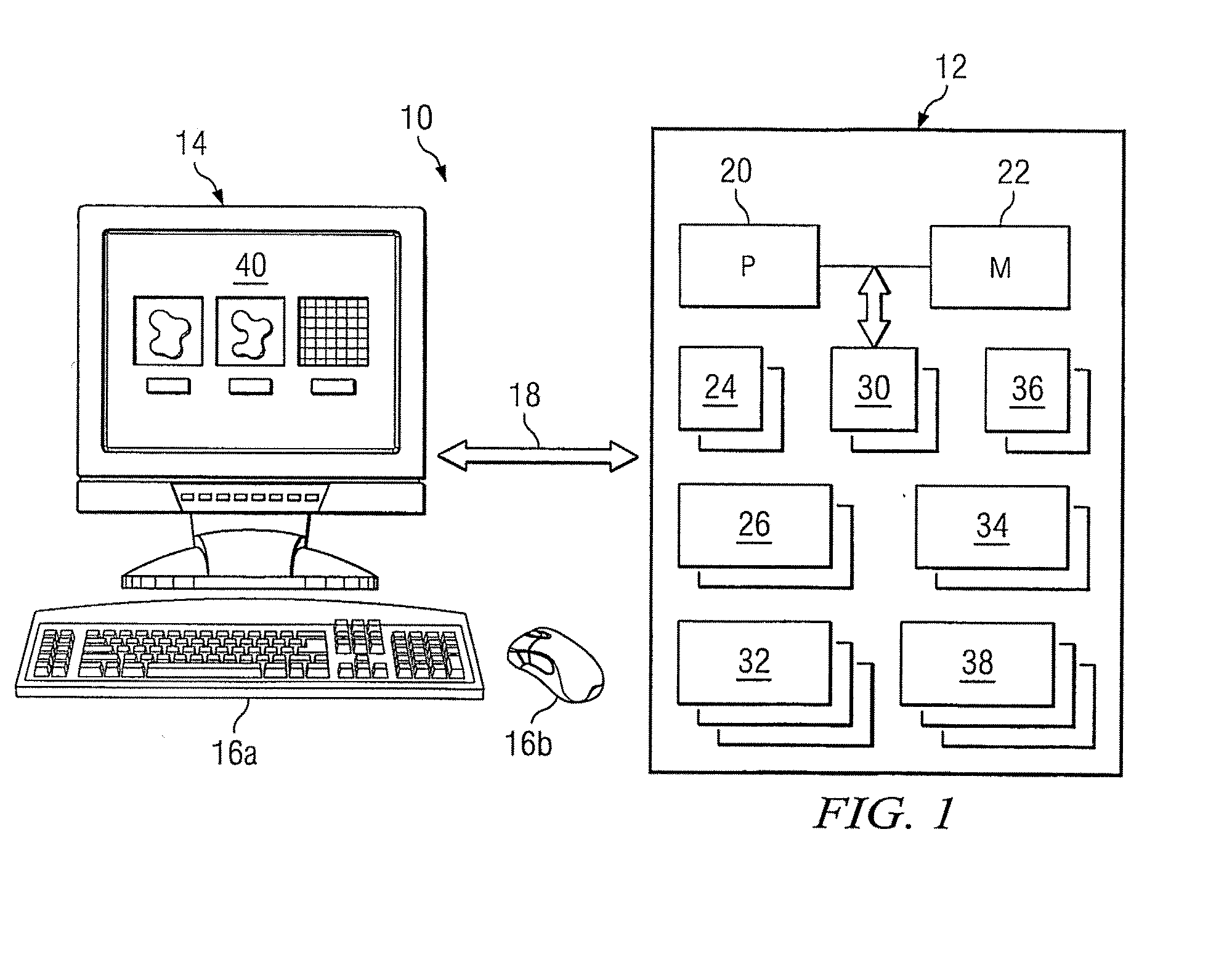 Interactive diagnostic display system