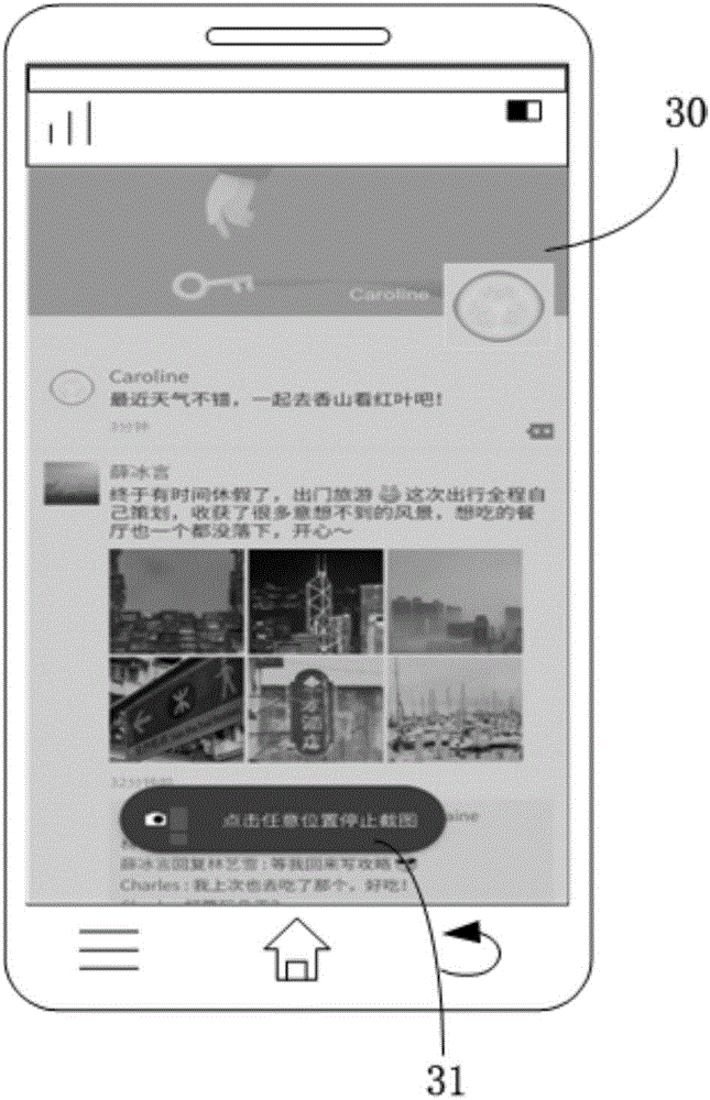 Screen capture processing method and apparatus