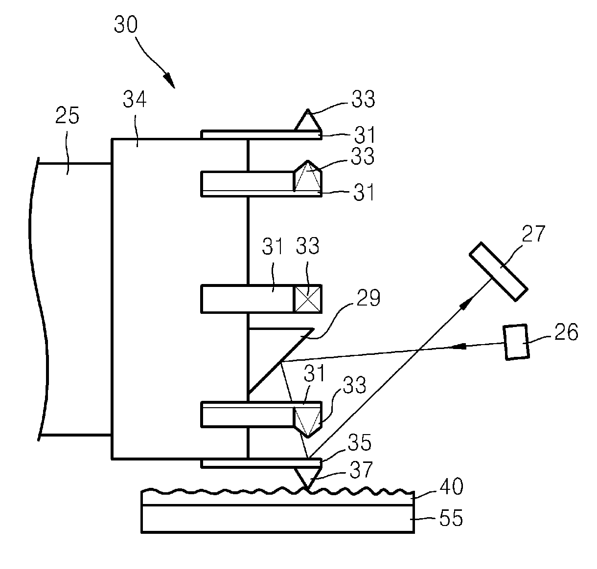 Probe head scanning probe microscope including the same