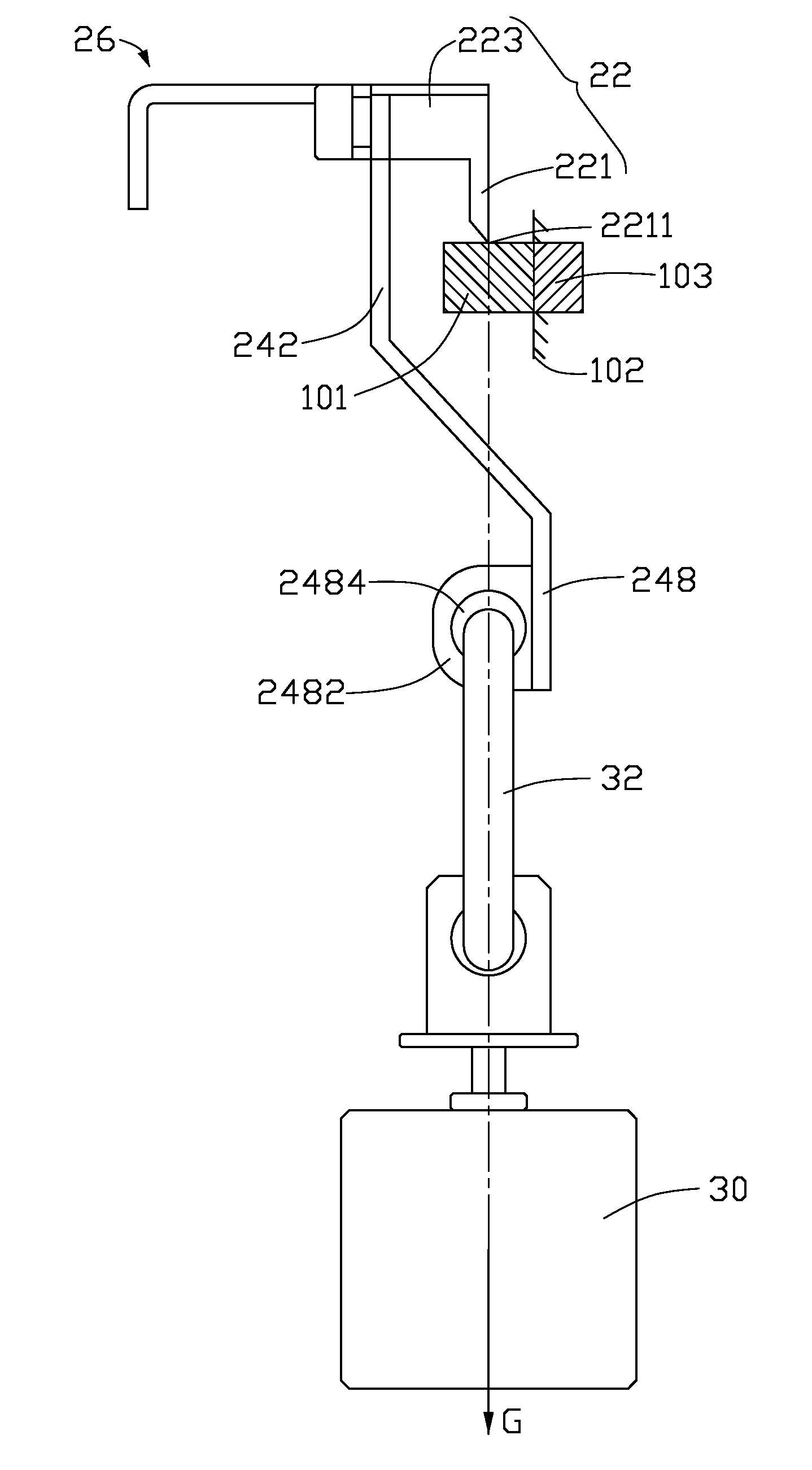 Connection strength testing device