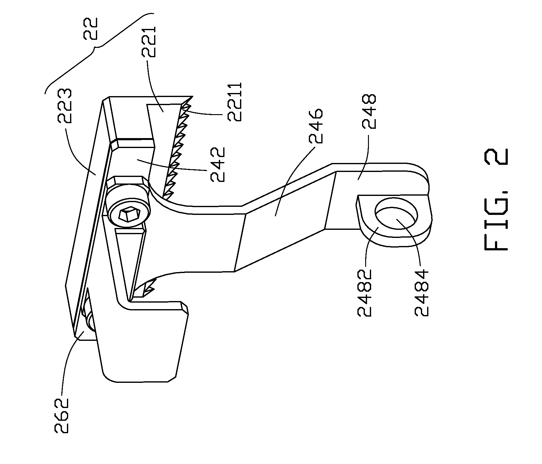 Connection strength testing device