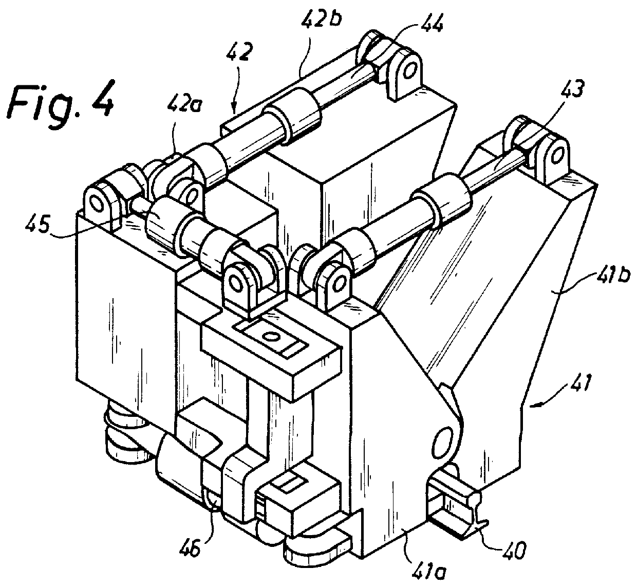 Resistance rail welding device with alignment mechanism