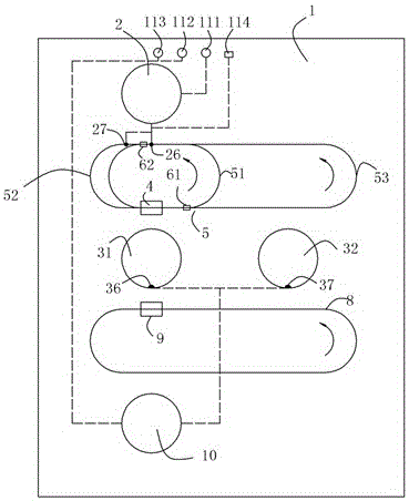 Factory logistics simulation experimental apparatus