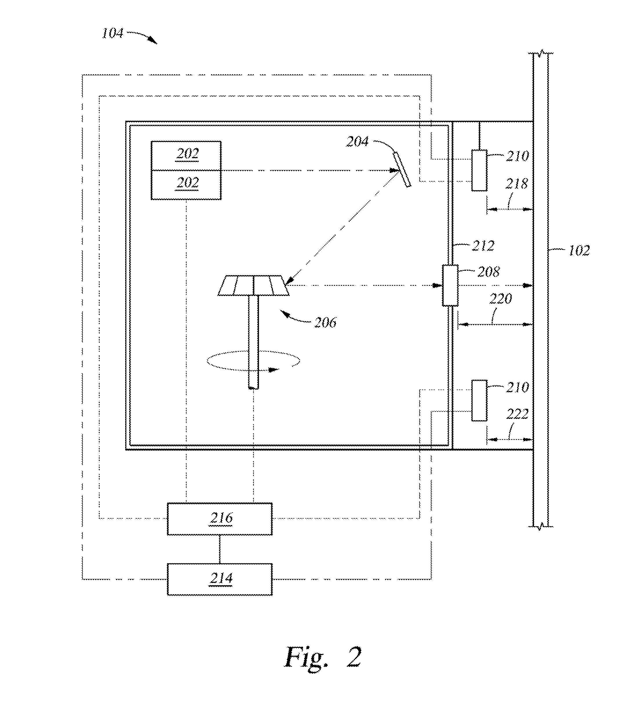 Lambertian servo sensor position and timing