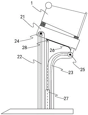 Feeding device for biological waste treatment