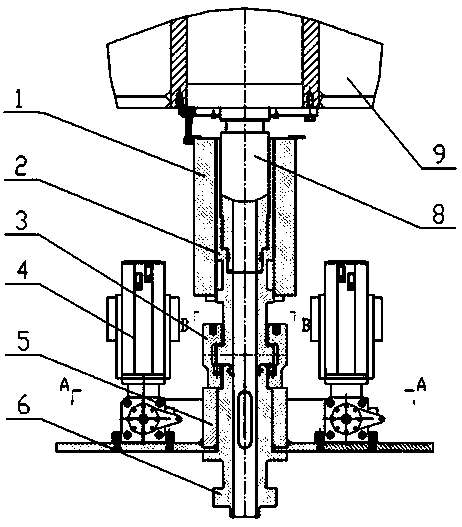 Rock torsional impact generation test device