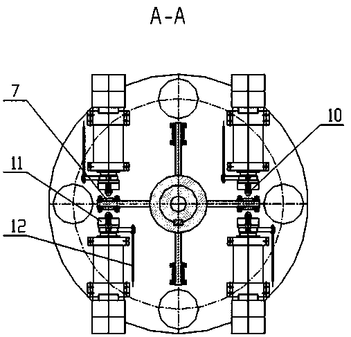 Rock torsional impact generation test device