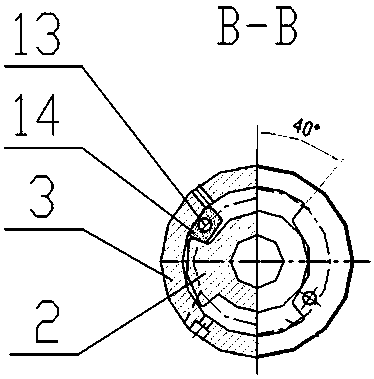 Rock torsional impact generation test device