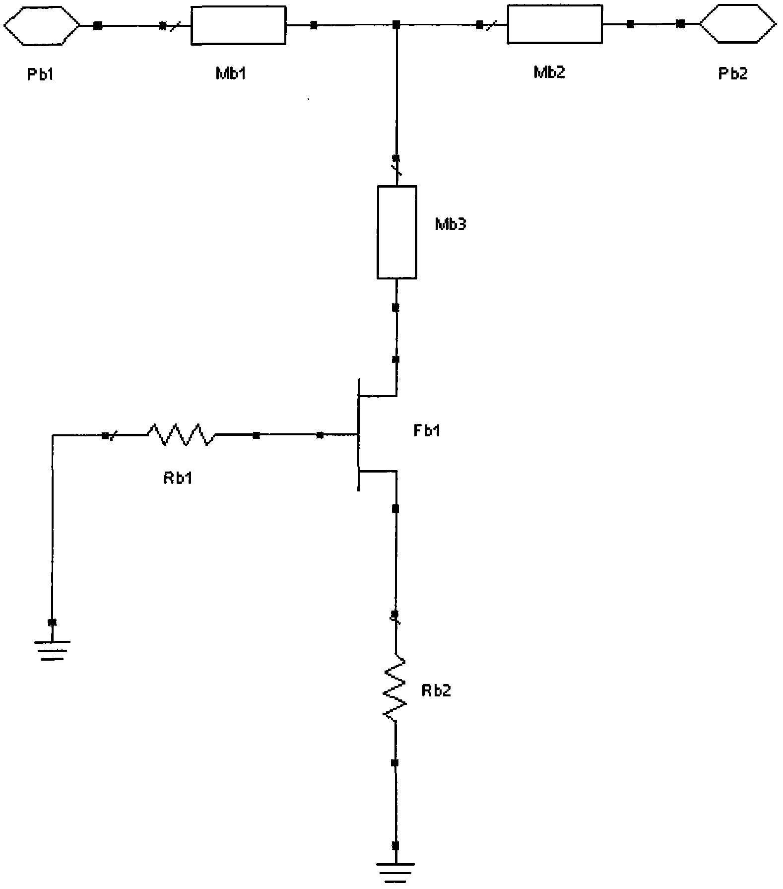 Microwave millimeter wave ultra-wide band low phase shift six-figure attenuator