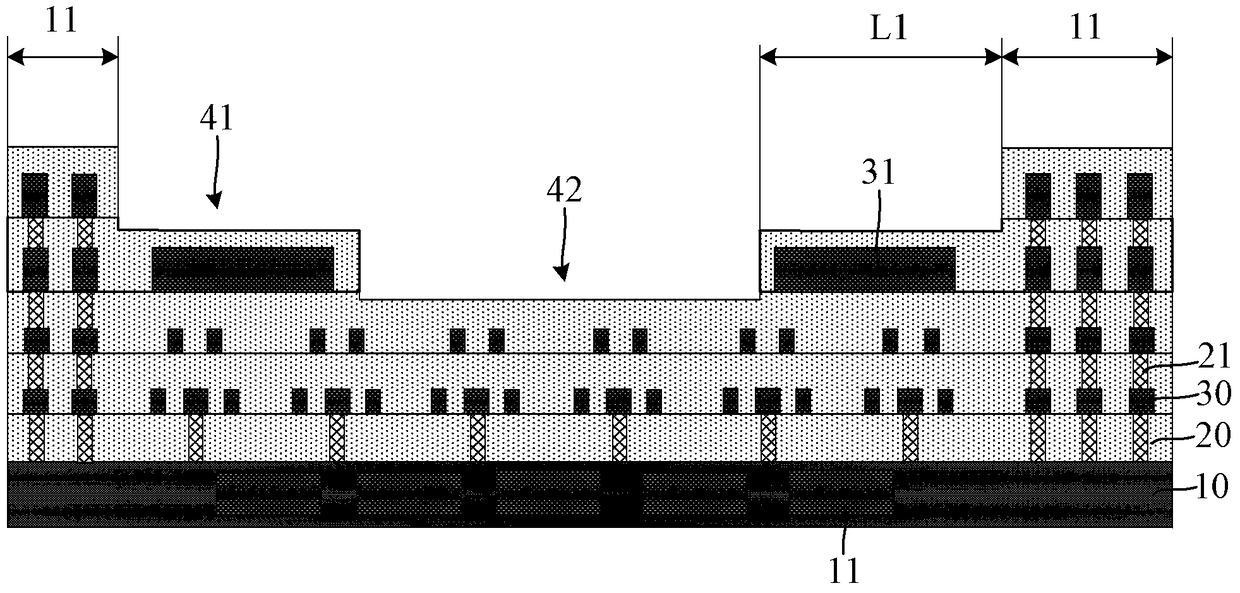 Image sensor interlayer dielectric layer groove and method for forming image sensor