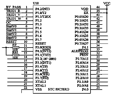 Online soft-start device of motor