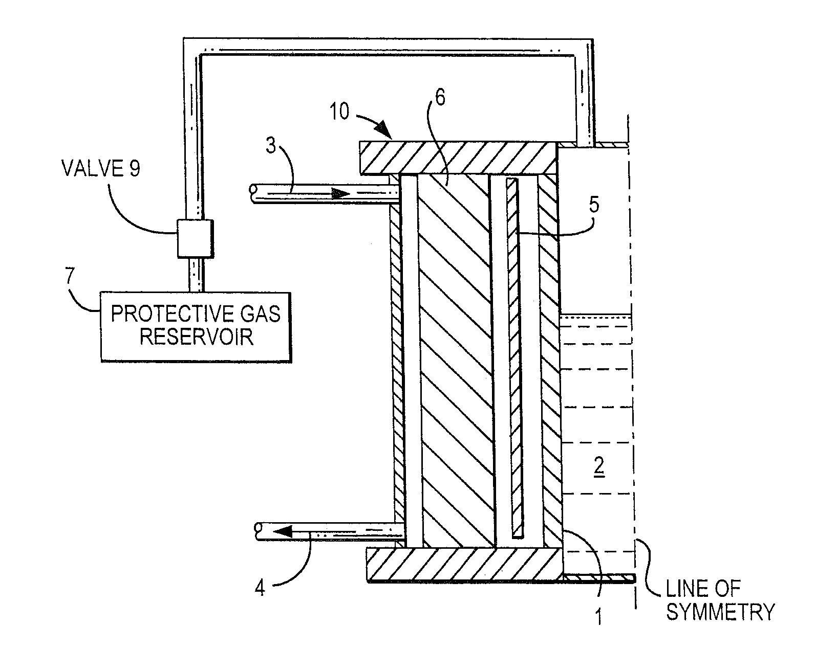 Method and device for refining a glass melt using negative pressure