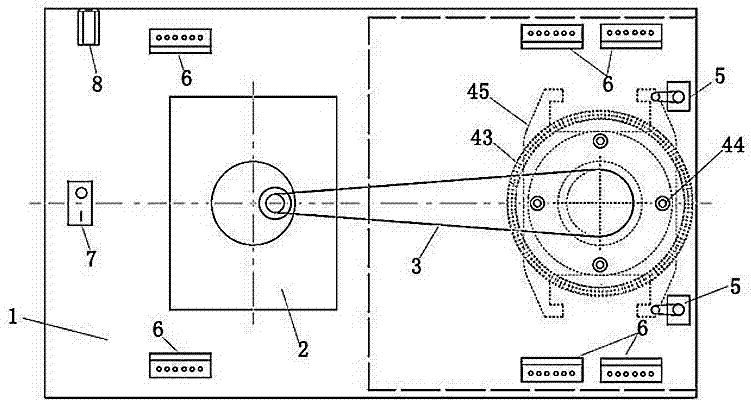 Automatic coded disk component testing platform and operation method thereof