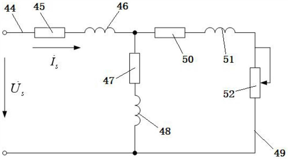Building asynchronous motor starting locked-rotor fault processing circuit