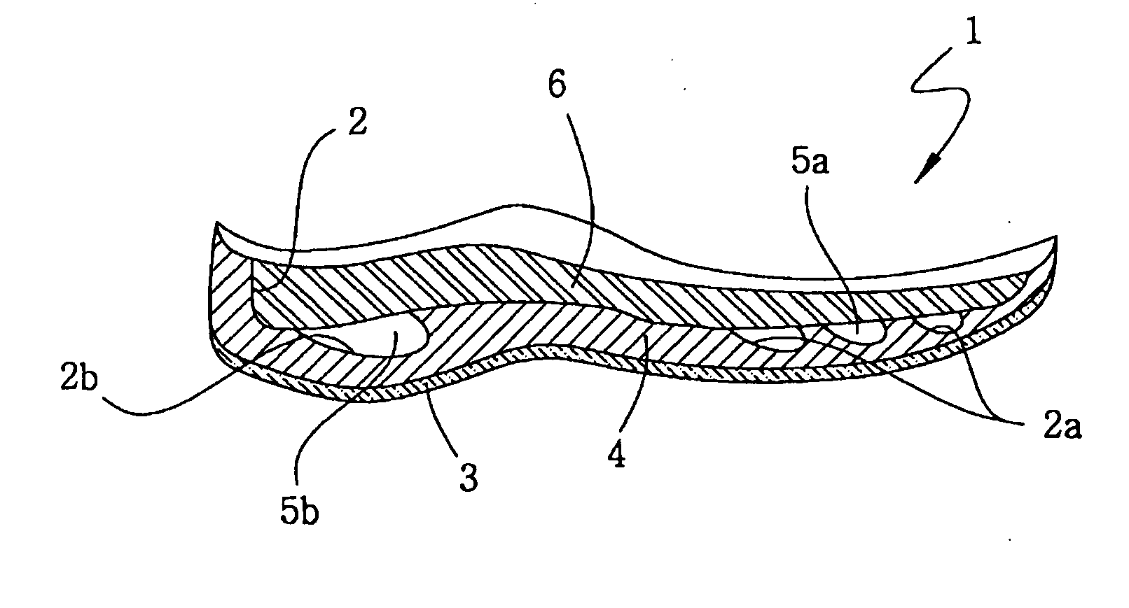 Shoe sole with tunnel-type air chambers
