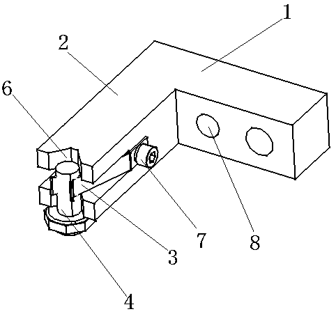 Clamping mechanism for welding bolts
