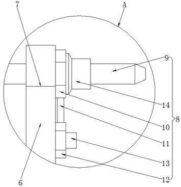 Concrete formwork connecting mechanism capable of achieving rapid butt joint and locking