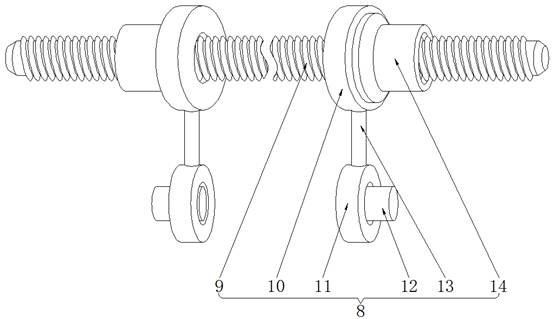 Concrete formwork connecting mechanism capable of achieving rapid butt joint and locking