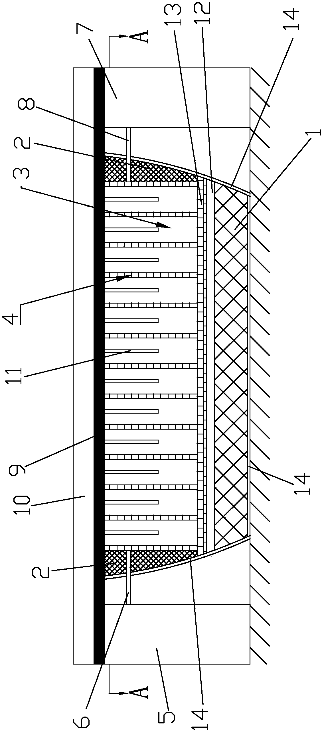 A paddy field underground invisible reservoir for sponge city and its construction method