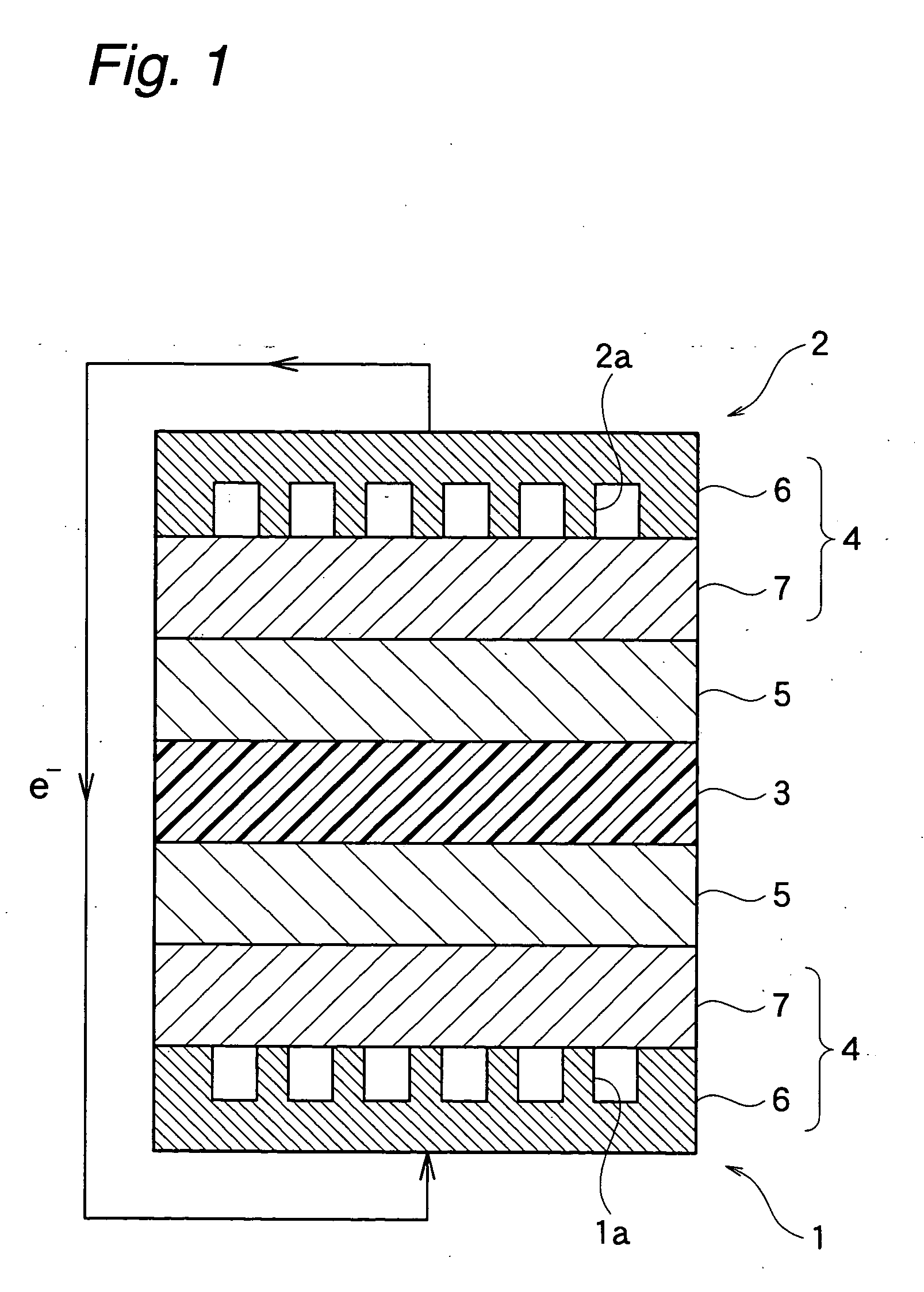 Membrane-electrode structure for solid polymer fuel cell