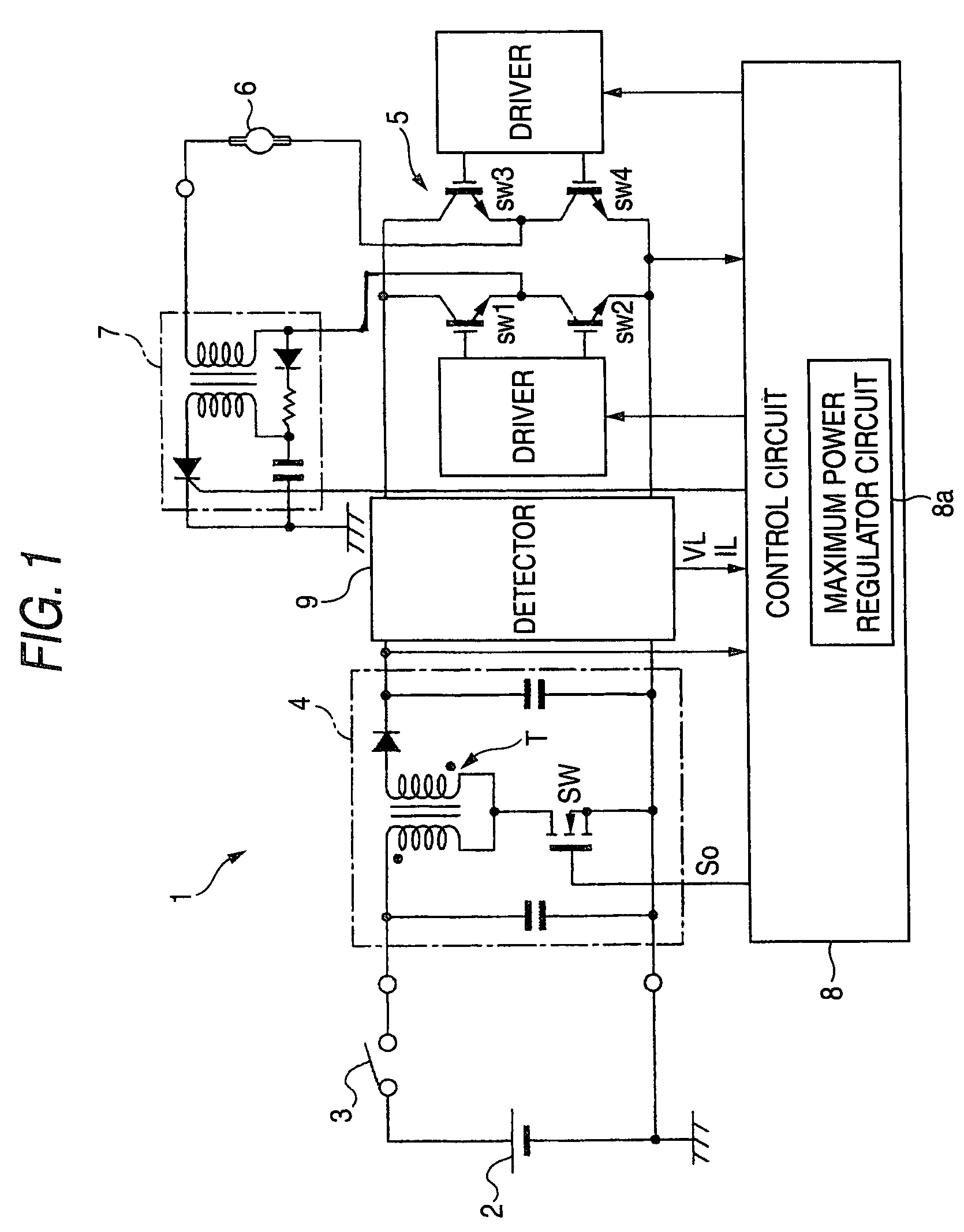 Lighting apparatus for discharge lamp