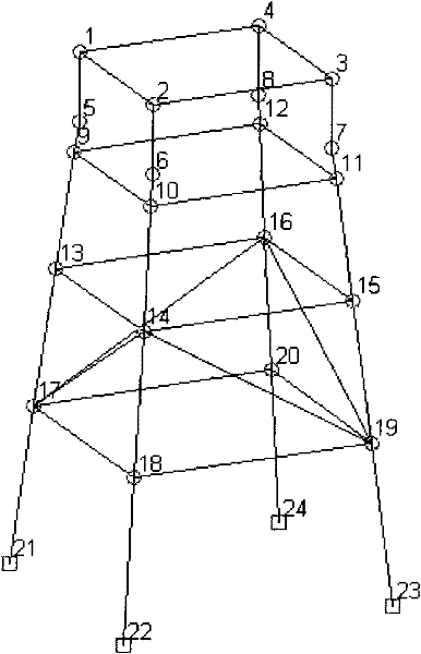 Non-traditional damping system damping matrix identifying method