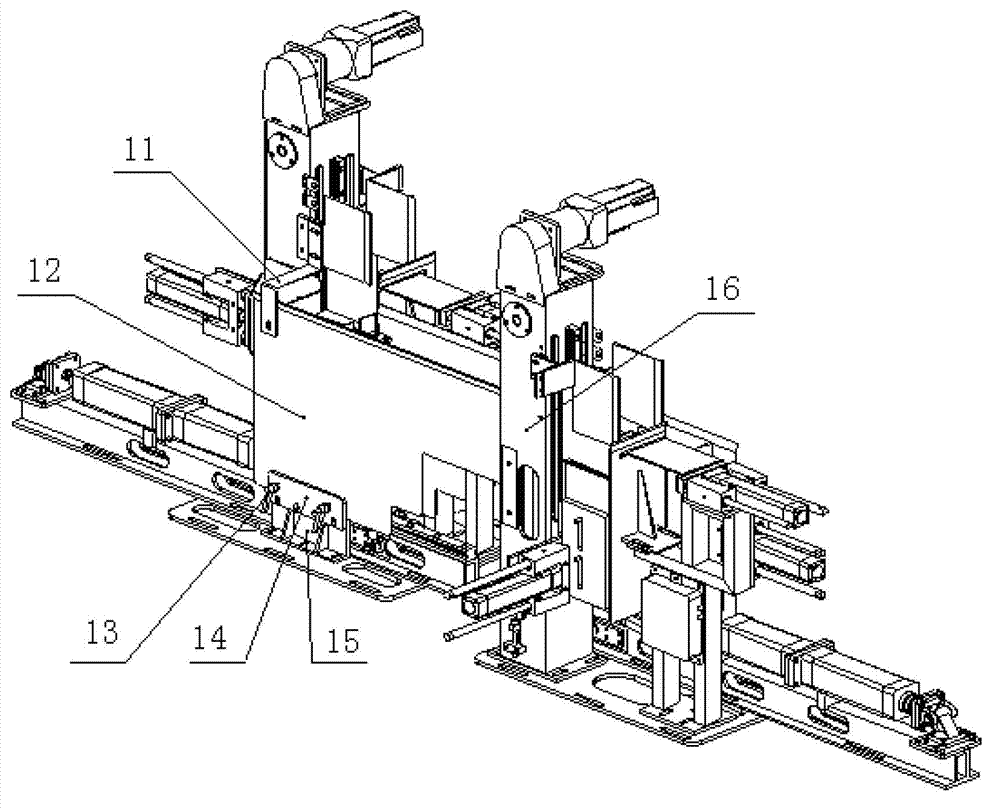 Bilateral transferring and overturning device