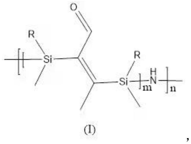 Hydrophobic and oleophobic organic polysilazane and preparation method thereof